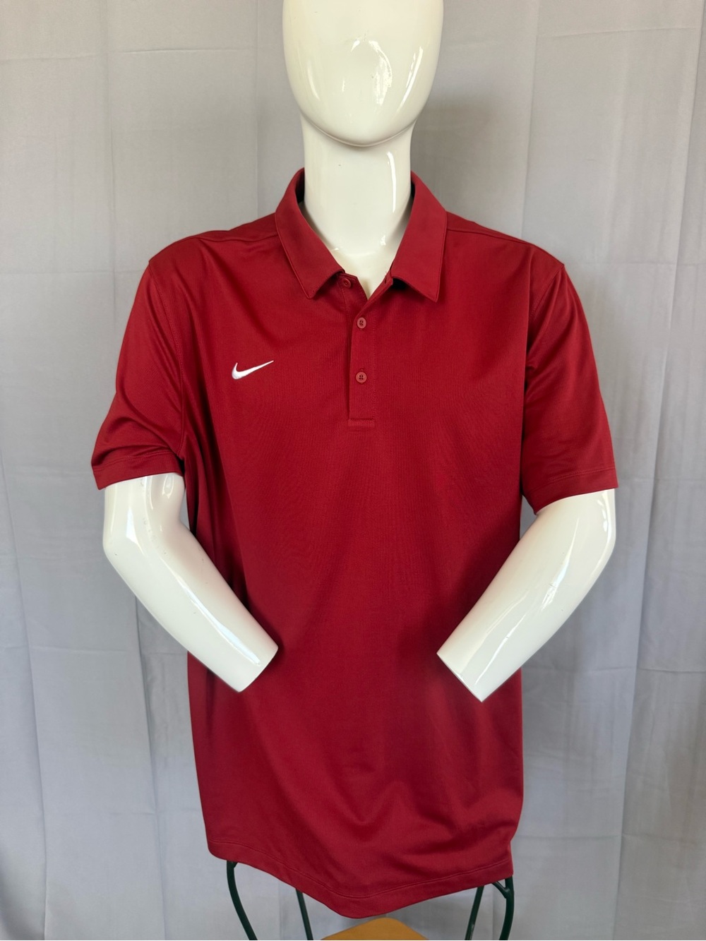 Nike Golf Dri-FIT Polo XXL Burgundy Men’s Performance Golf Shirt